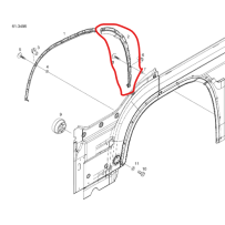 Elargissement d'aile Coté D pour Man - 81612100534