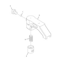 Etrier de culbuteur pour MAN 51041206008