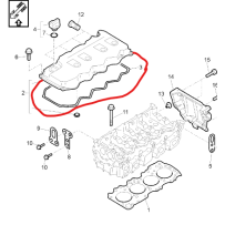 Joint de cache culbuteur pour Renault - 5001869609
