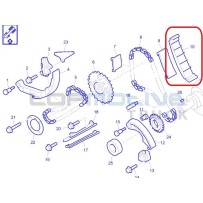 Guide  grande Chaine, Repère 10, pour Renault 5001869512