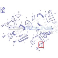 Tendeur de grande chaine de distribution, repère 13, pour Renault 5001869503