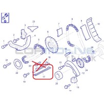 Tendeur de chaine, repère 17, pour Renault 5001869514
