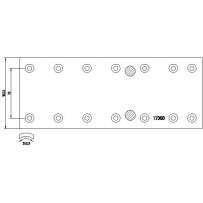 Kit de garnitures de frein pour Mercedes Benz 6684232910