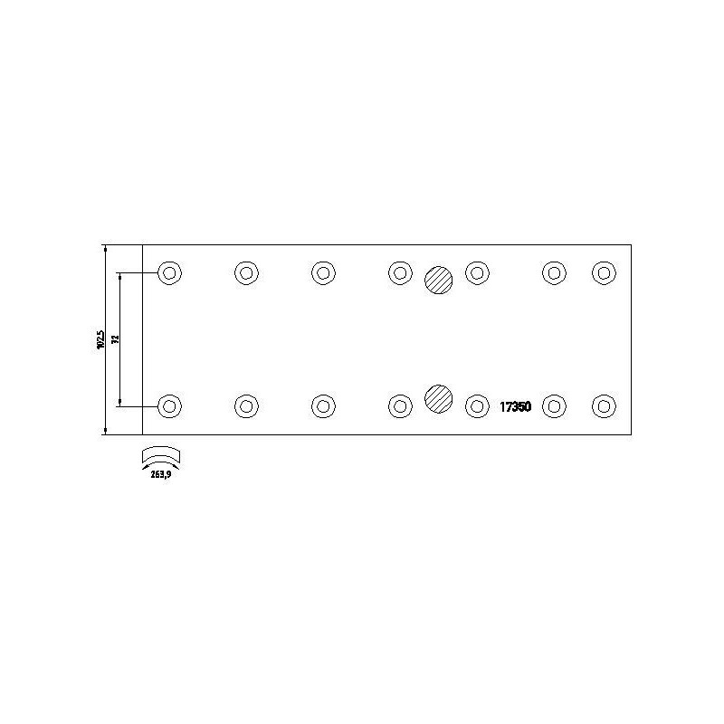Kit de garnitures de frein pour Mercedes Benz 6684232910