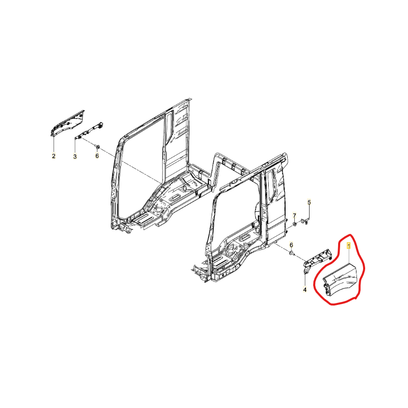 Rallonge d'aile G pour Man - 81612100937