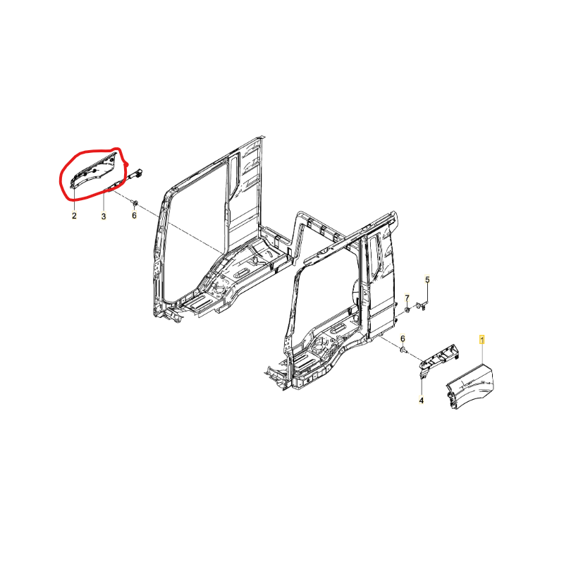 Rallonge d'aile D pour Man - 81612100932