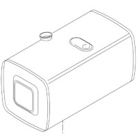 Réservoir à carburant 300L 800x620x675 en Acier, pour Man 8112215813