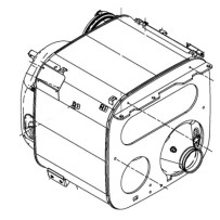 Silencieux catalytique, avec FAP, pour Man 81151036183