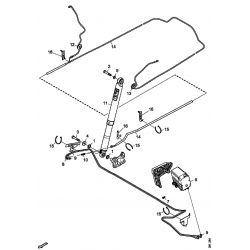 Ensemble tube de basculement de cabine pour Scania 2357654