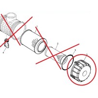 Couvercle filtre à air pour Renault Premium / Kérax