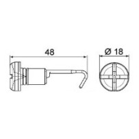Bouchon de vidange de radiateur d'eau pour Renault 5001857046