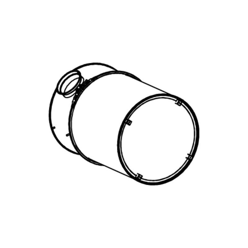 Silencieux d'échappement final pour Volvo 21068809