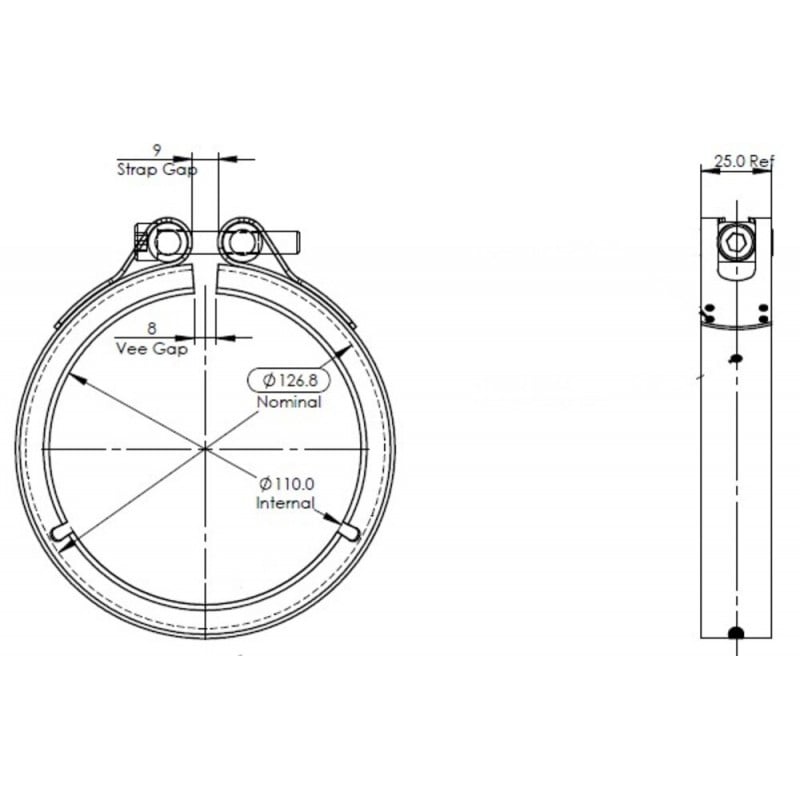 Collier pour DAF 1980467, 1997980
