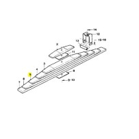 Lame de ressorts position 3 pour DAF 1272646