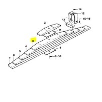 Lame de ressorts position 5 pour DAF 1279586