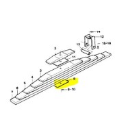 Cales de lames de ressort arrière pour DAF 0689276
