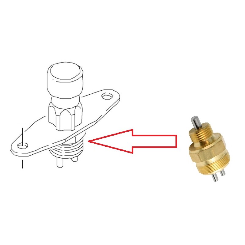 Interrupteur contacteur de frein de service NU, pour Man 81255050808