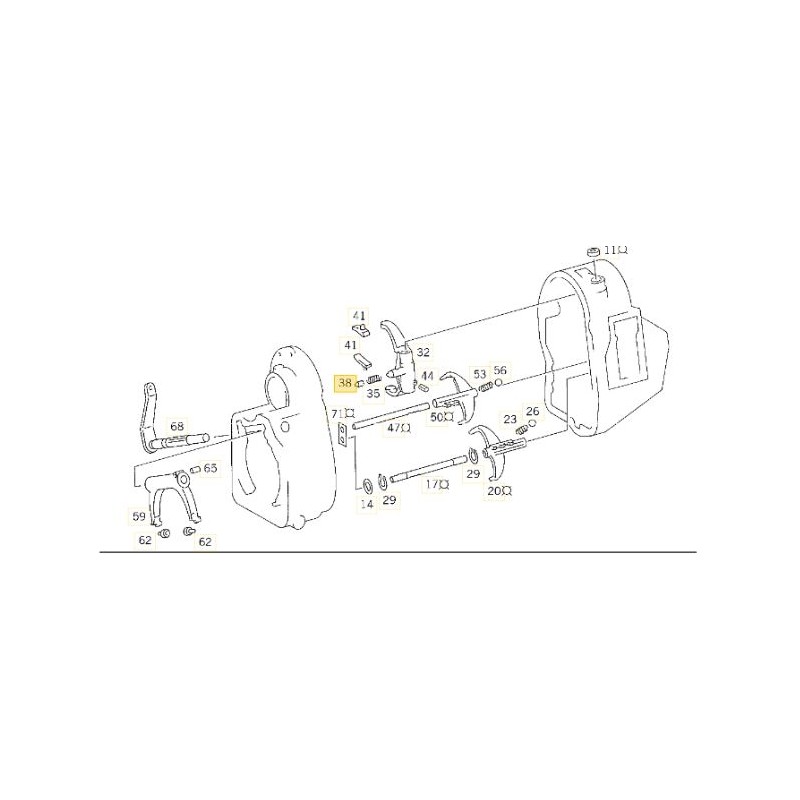 BOUCHON VERROU pour  Mercedes Benz 4252650147