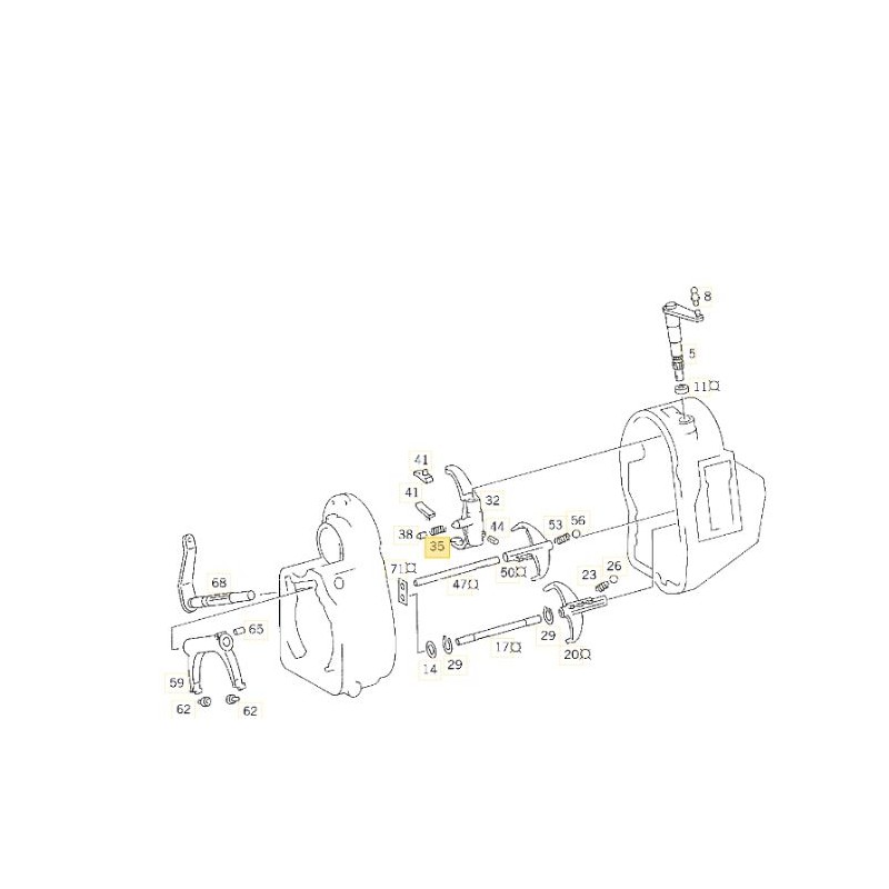 RESSORT pour  Mercedes Benz  4259930101