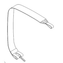 Sangle Fixation Réservoir G.O 134cm - Version Pour Support d'origine Dim 515x615 pour MAN 81974606059