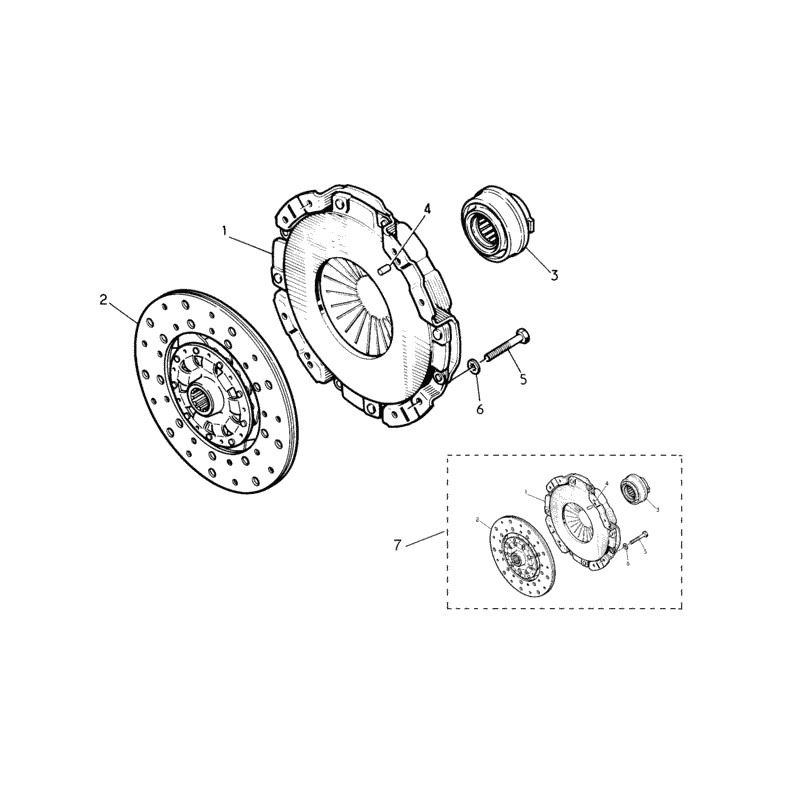 Kit d'embrayage pour Renault/DAF 5000677263