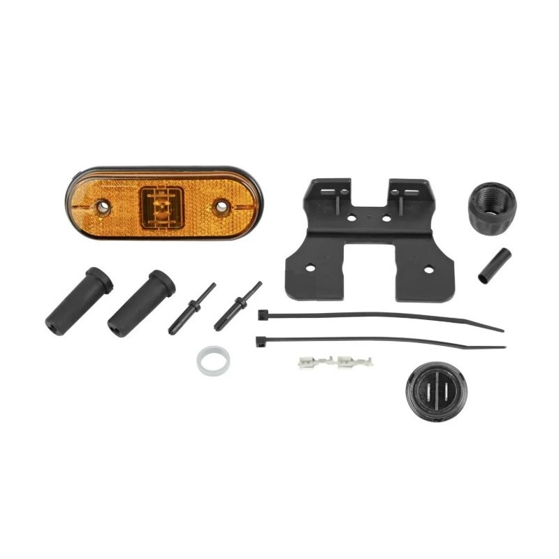 Feu de gabarit latéral adaptable, sur plaque