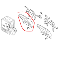 Garde boue AV D pour Iveco - 504197018