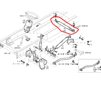 Vérin essieu directionnel complet avec rotules pour Iveco