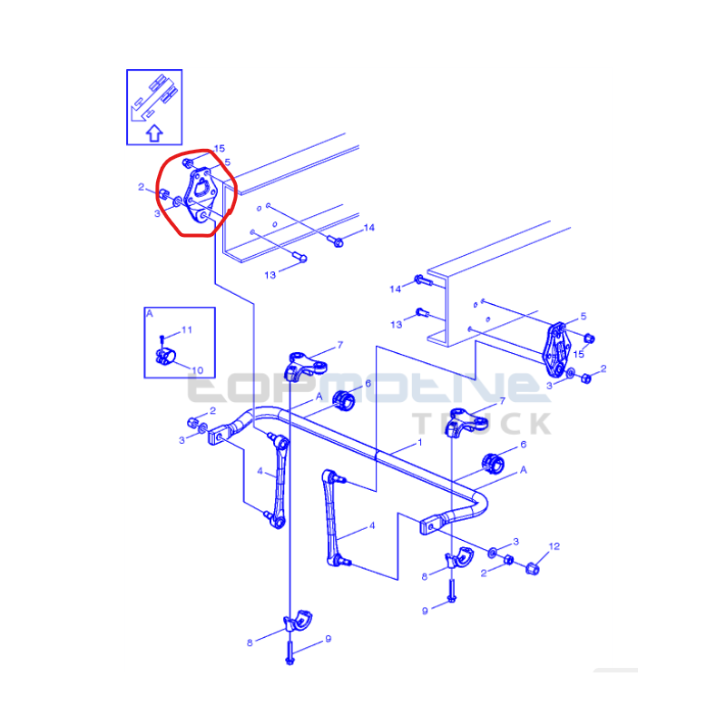 Support de biellette pour Renault - 7421418383