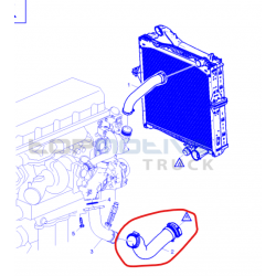 Durite Bas radiateur pour Renault - 7422273759
