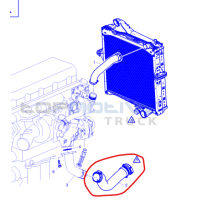 Durite Bas radiateur pour Renault - 7422273759