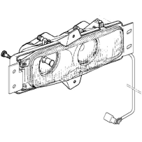 Projecteur antibrouillard avant pour RENAULT MIDLUM – 5010392909