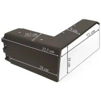 Aile garde boue partie arrière pour Mercedes Benz 9738810901