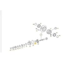 BAGUE D'étanchéité pour Mercedes Benz 0039970048