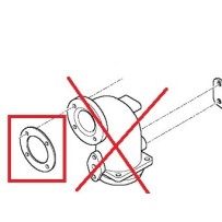 Joint entrée frein ech. pour Renault Midlum 5010450739