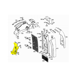 Garde boue avant droit pour...