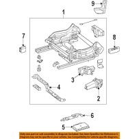 Glissière de siège passager pour Mercedes Benz 0009103390