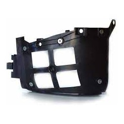 Support Coin De Pare Choc avant gauche - Version Plastique Noir pour Renault Trucks