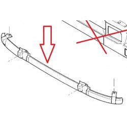 Spoiler inférieur de parechoc avant pour Renault 5010468462