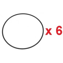 Lot de 6 joint torique de chemise, bas, pour Scania