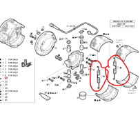 Kit de ressort de machoire pour Iveco - 93161626
