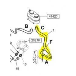 Tuyau de direction pour...