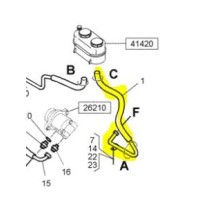 Tuyau de direction pour Renault Trucks 5010488343