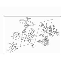 Emblème sur volant pour Mercedes Benz 0004640632