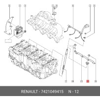 Joint de bougies pour  Renault 7421049415