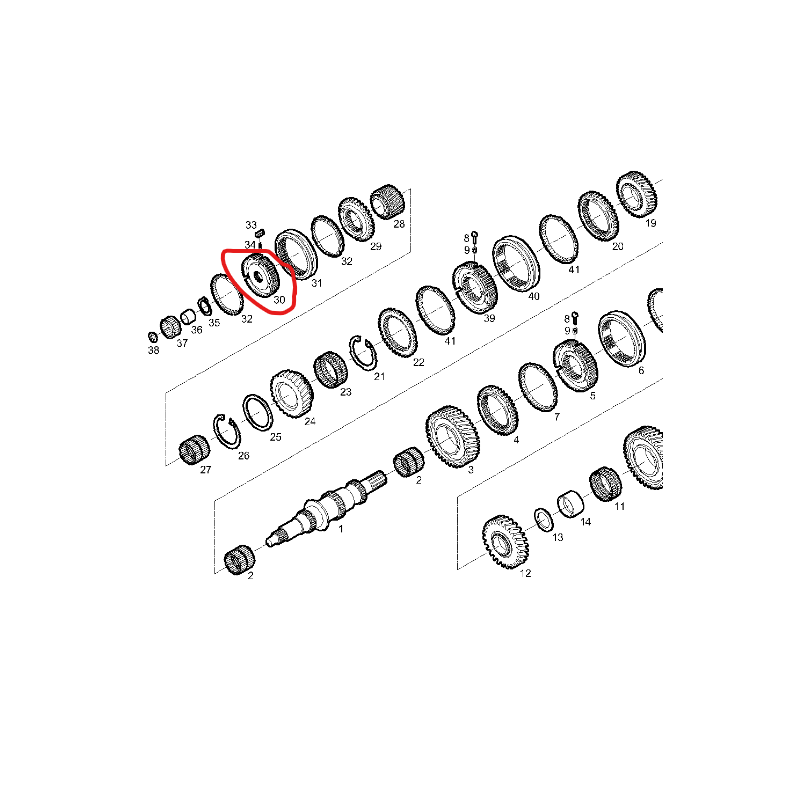 CORPS DE SYNCHRON pour Iveco - 42561741