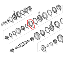 ANNEAU DE SYNCHRO pour Iveco - 42541242