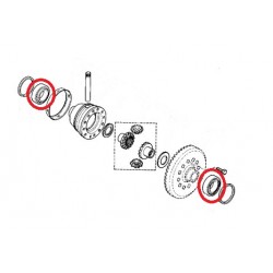 Roulement de différentiel (vendu à l'unité) pour Renault Mascott