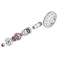 Roulement extérieur pignon attaque pour Renault Mascott  5010241918