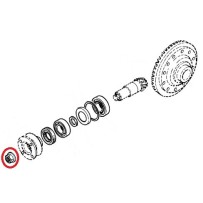 Ecrou de transmission pour Renault 5000671174
